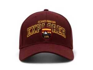 amerikansk akrylkeps 3920 maroon