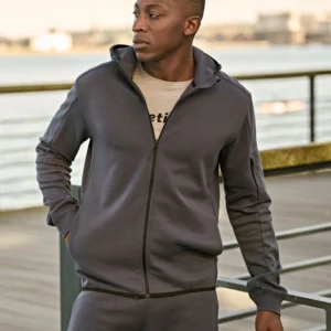 Athletic Hooded Full Zip Sweat