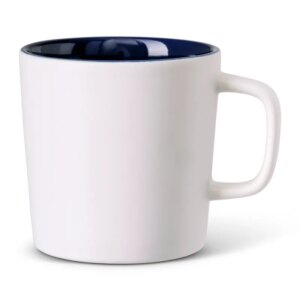 Ebba 25 cl Matt Vit/Marinblå