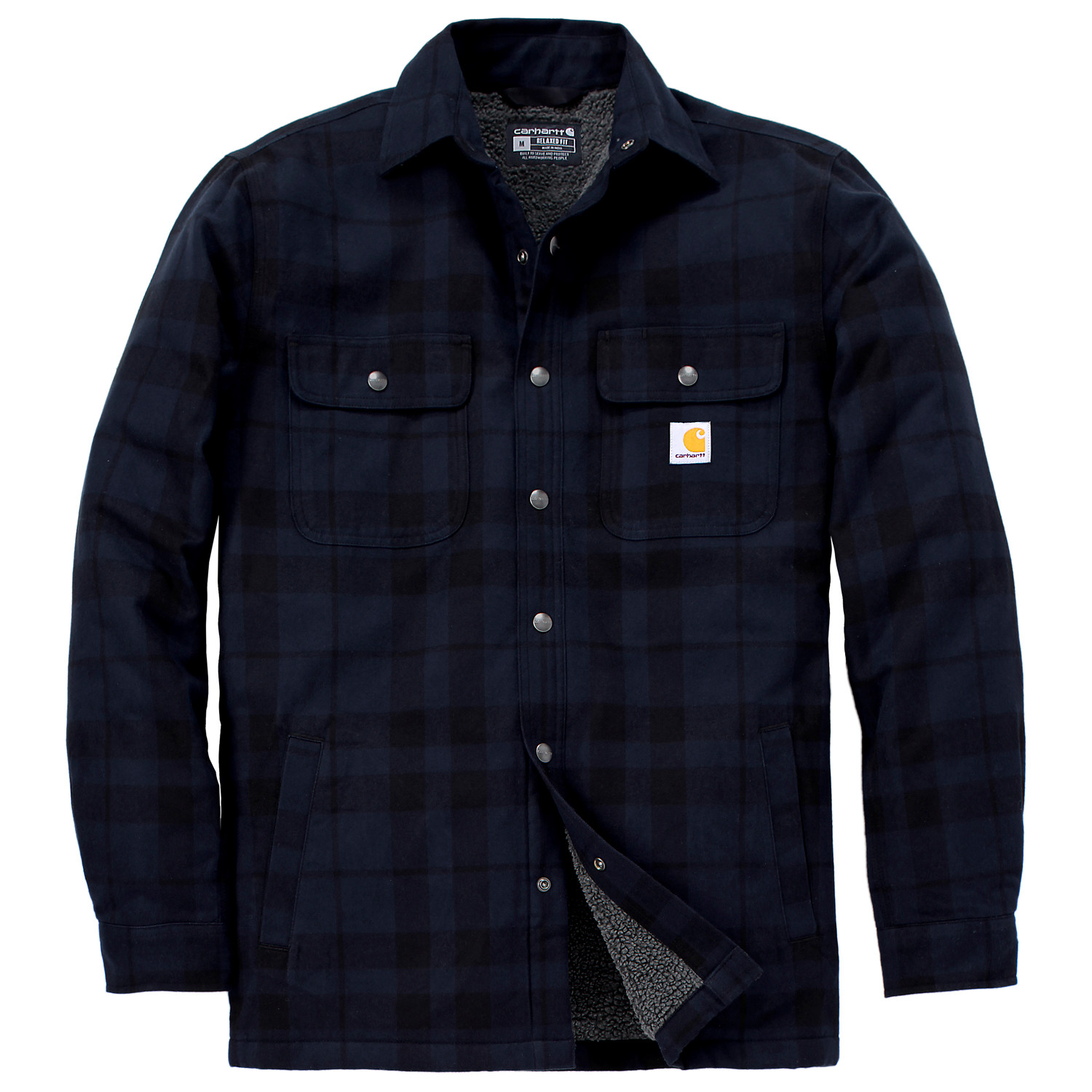 Carhartt Skjortjacka med Sherpa-foder navy