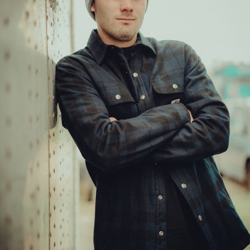 Carhartt Skjortjacka med Sherpa-foder