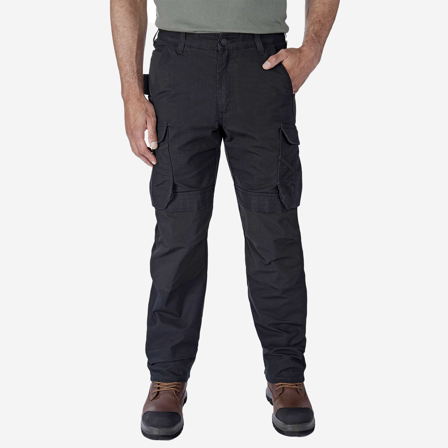 Carhartt Steel Rugged Arbetsbyxor framifrån