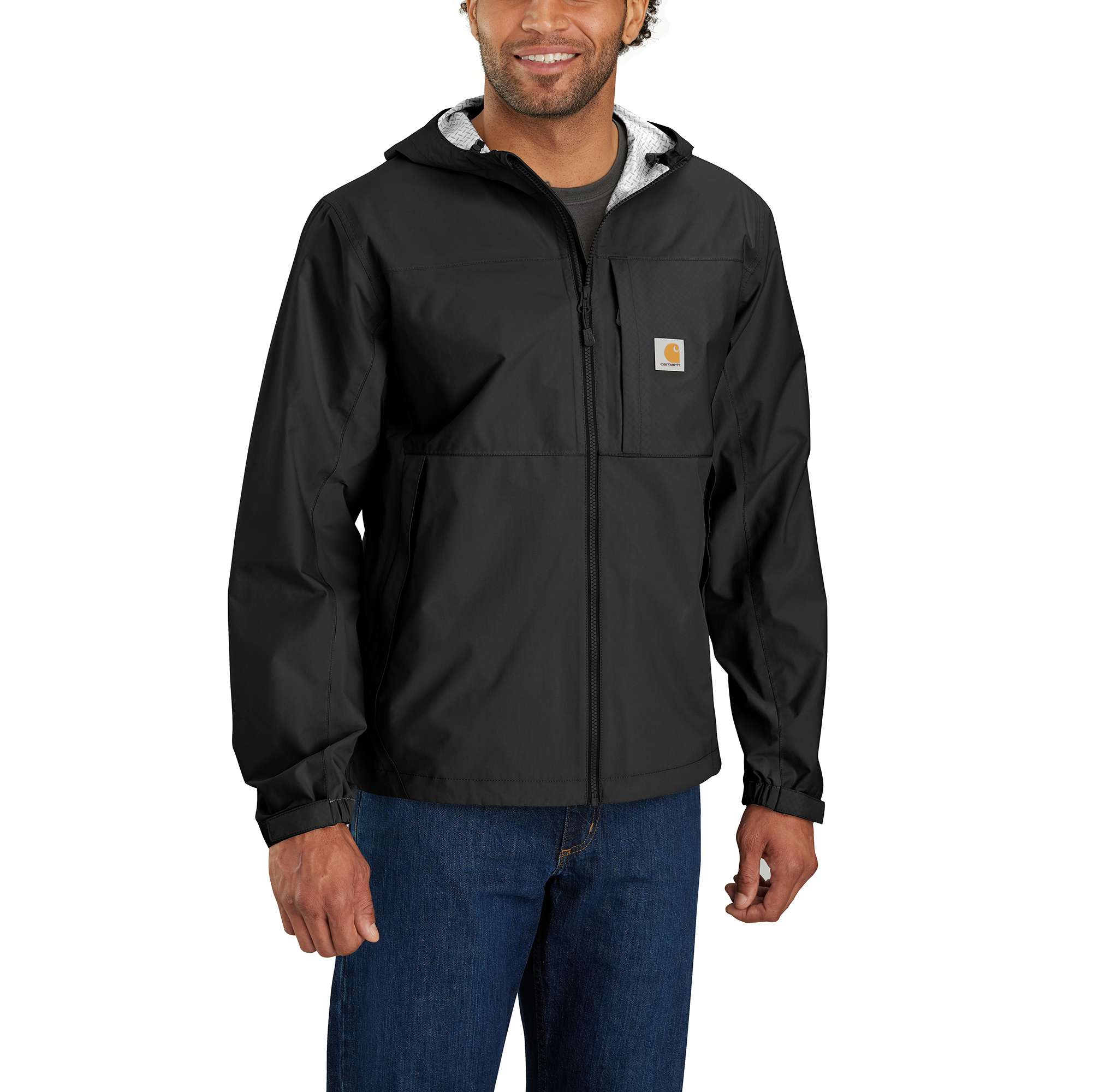 Carhartt Regnjacka modell fram svart